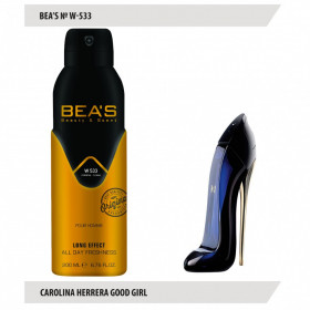 BEA'S Дезодорант W533 Carolina Herrera Good Girl women 200 мл
