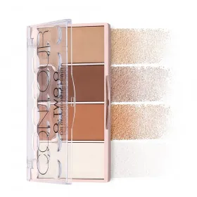 9110-01 O.TWO.O Хайлайтер Contour Grooming Powder 4 цвета 24g