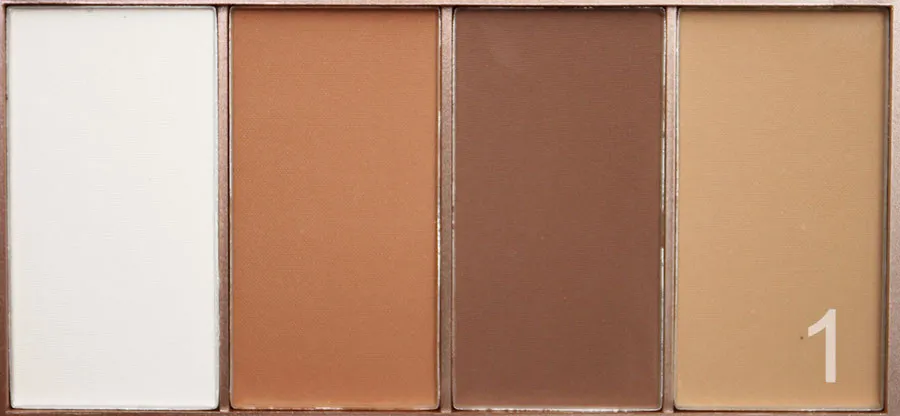 9110-01 O.TWO.O Хайлайтер Contour Grooming Powder 4 цвета 24g