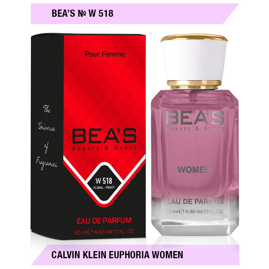 Парфюм BEA'S 50 ml W 518 Calvin Klein Euphoria women