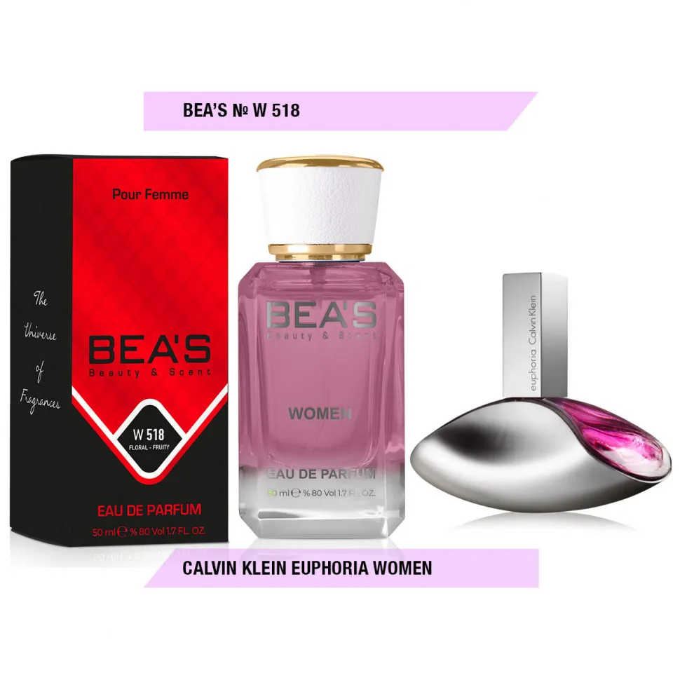 Парфюм BEA'S 50 ml W 518 Calvin Klein Euphoria women