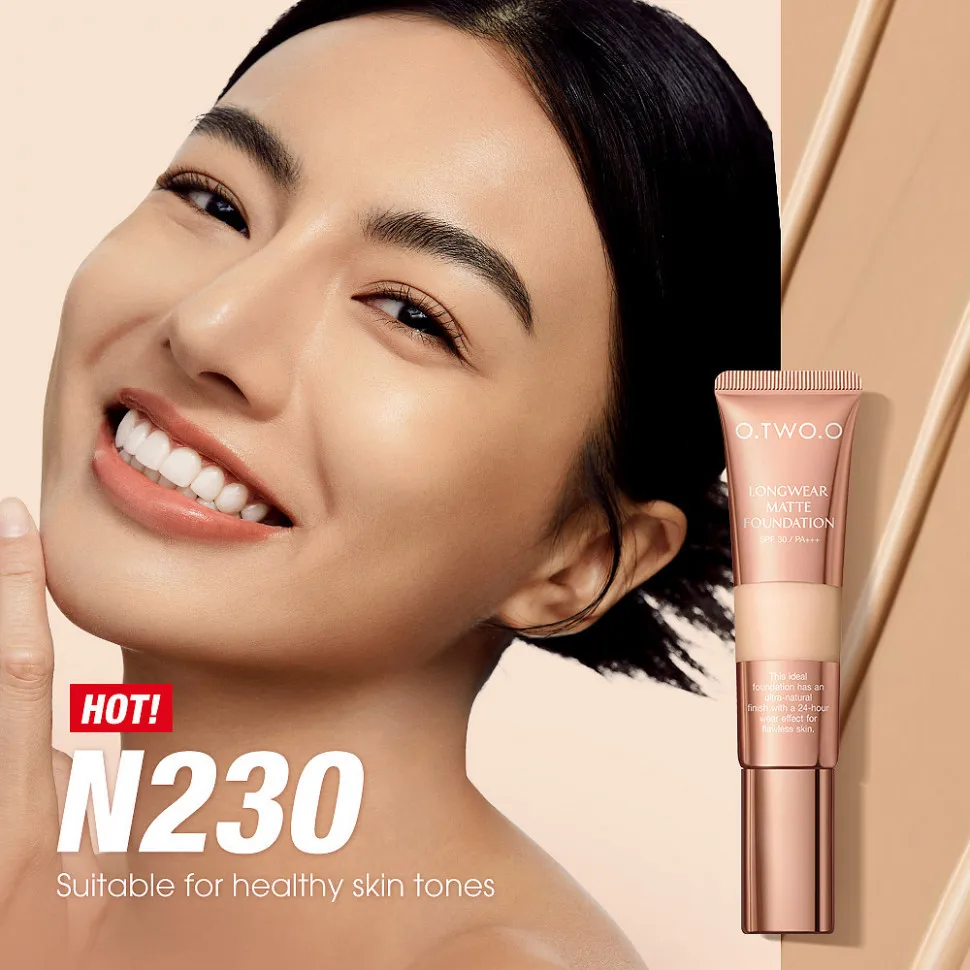 SC059-110 O.TWO.O Консилер Long Wear Matte Finish Liquid Foundation 30ml