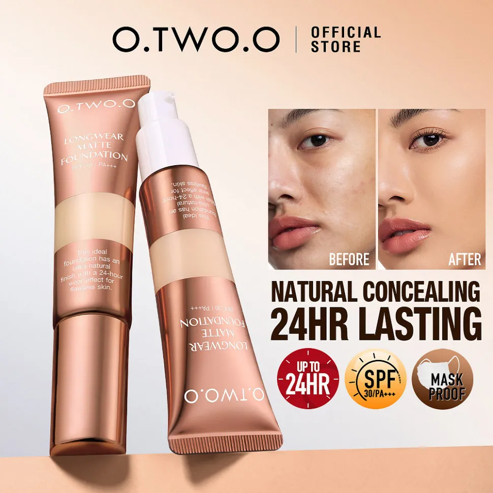 SC059-110 O.TWO.O Консилер Long Wear Matte Finish Liquid Foundation 30ml