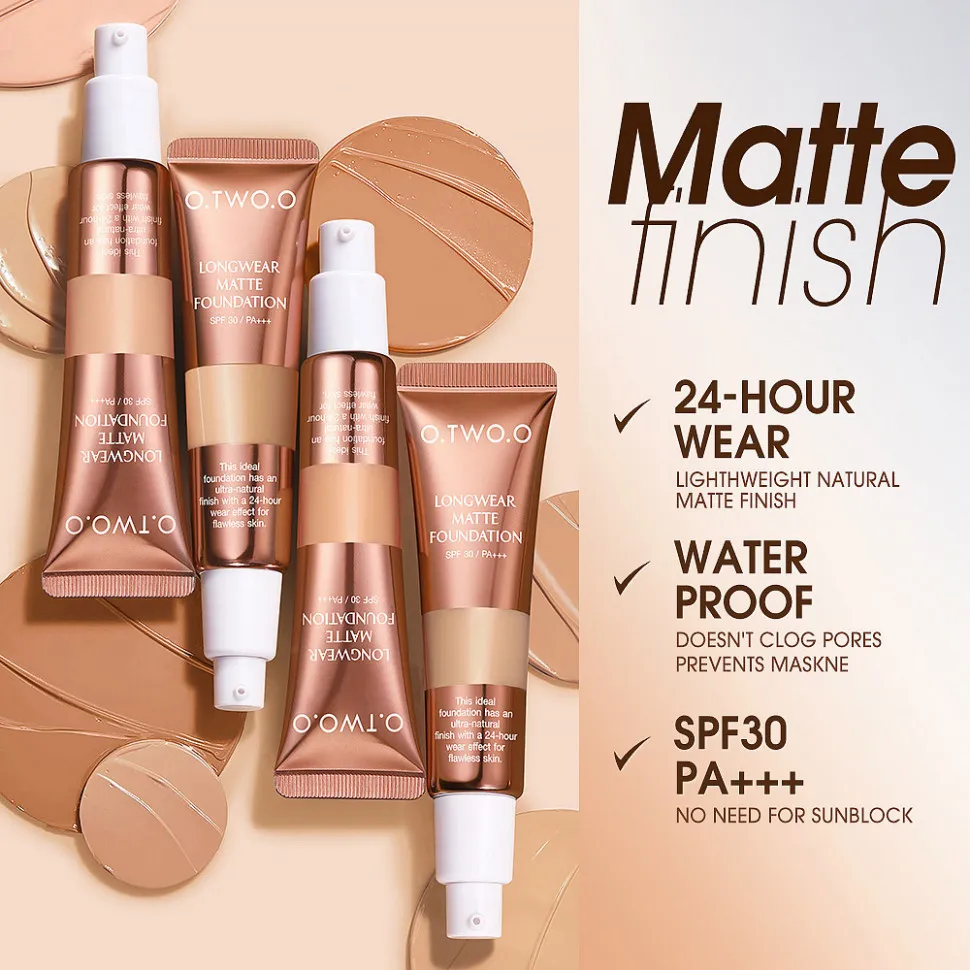 SC059-120 O.TWO.O Консилер Long Wear Matte Finish Liquid Foundation 30ml