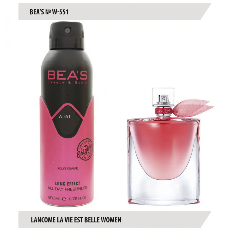 BEA'S Дезодорант W551 Lancome La Vie Est Belle Women 200 мл