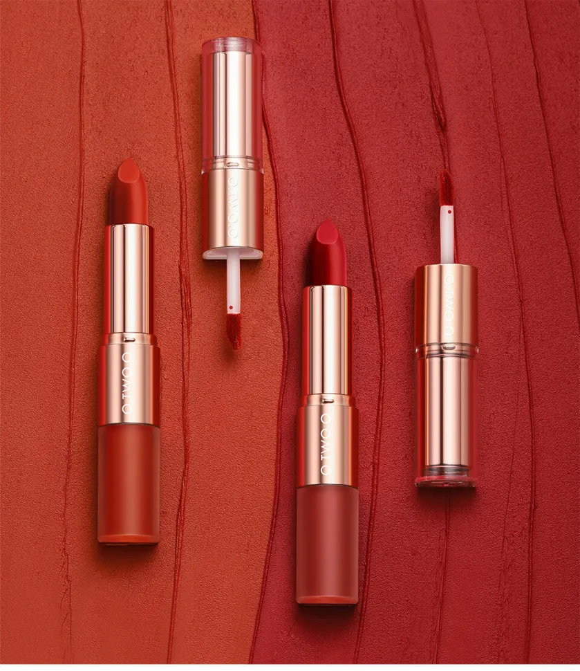 SC036-04 O.TWO.O Матовая губная помада и вельветовый тинт 2в1 2.5 g. x 4 g.