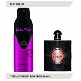 BEA'S Дезодорант W563 YSL Black Opium Woman 200 мл