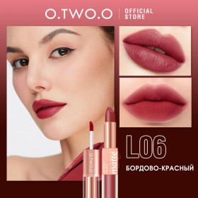 SC036-06 O.TWO.O Матовая губная помада и вельветовый тинт 2в1 2.5 g. x 4 g.