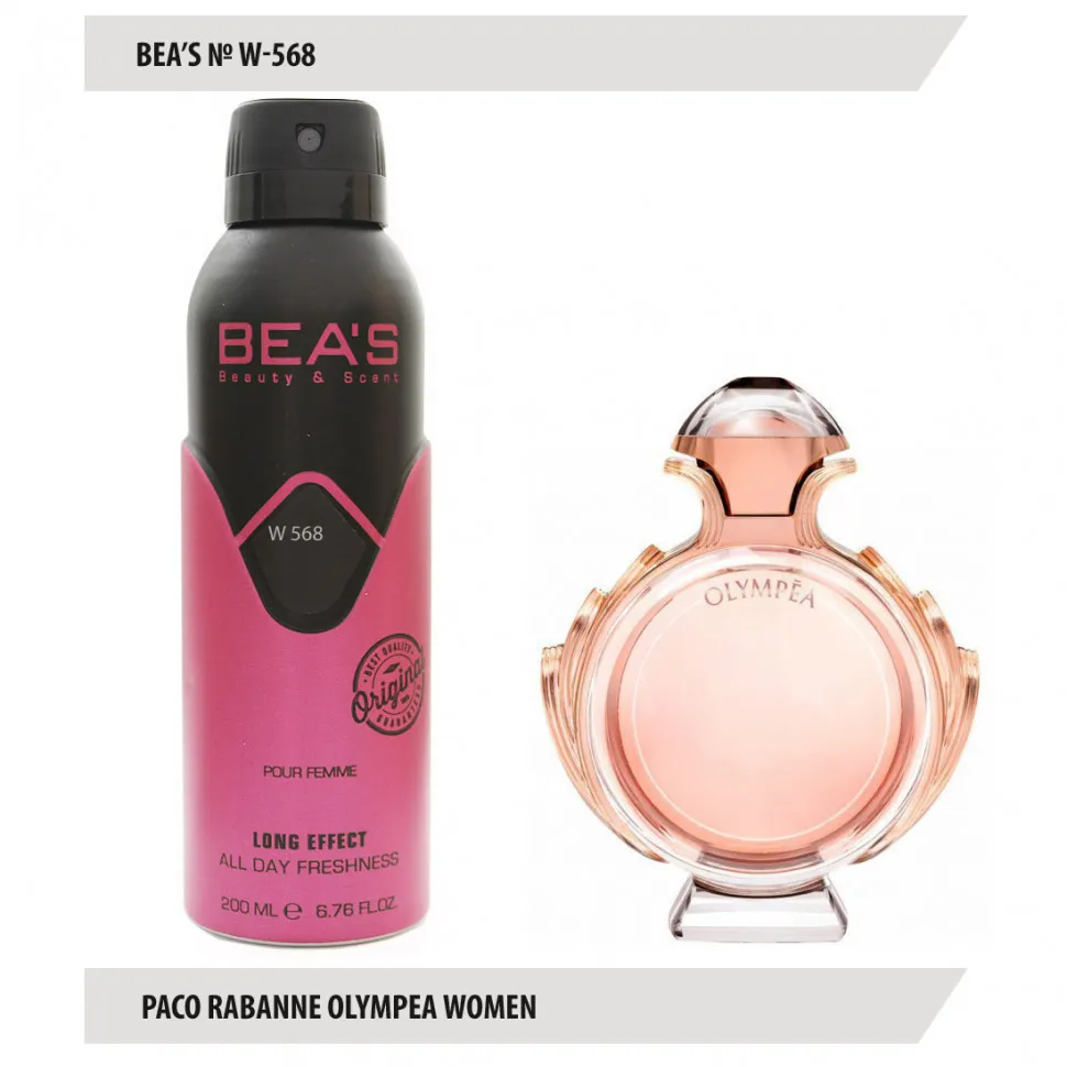 BEA'S Дезодорант W568 Paco Rabanne Olympea Women 200 мл
