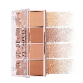 9110-02 O.TWO.O Хайлайтер Contour Grooming Powder 4 цвета 24g