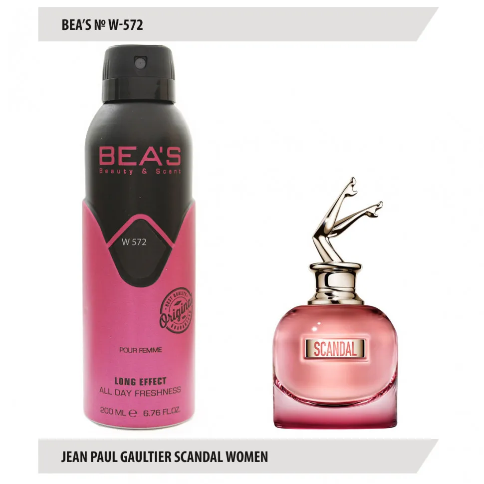 BEA'S Дезодорант W572 Jean Paul Gaultier Scandal Women 200 мл