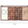 9110-03 O.TWO.O Хайлайтер Contour Grooming Powder 4 цвета 24g