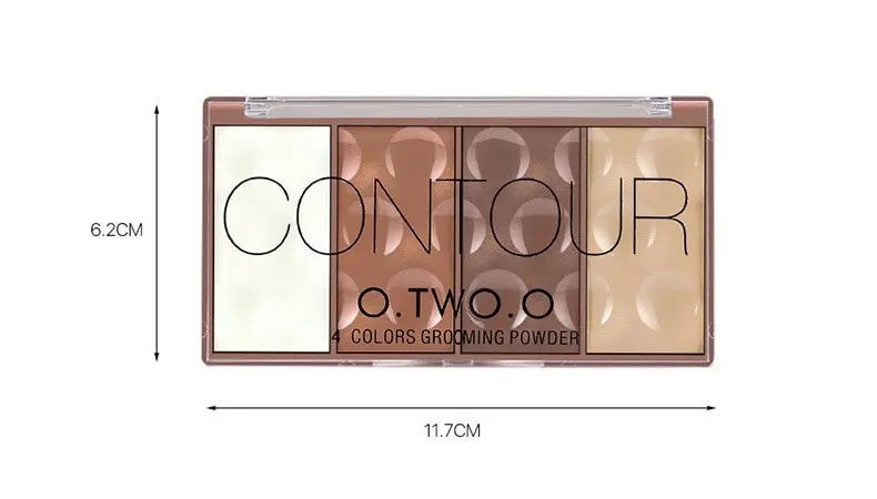 9110-03 O.TWO.O Хайлайтер Contour Grooming Powder 4 цвета 24g