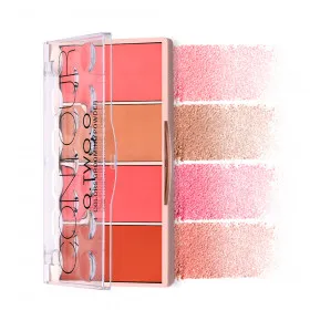 9110-03 O.TWO.O Хайлайтер Contour Grooming Powder 4 цвета 24g