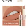 9107-03 O.TWO.O Помада Rose Gold 2 in 1 Matte Lipstic & Liquid Lipstik 3.5 g