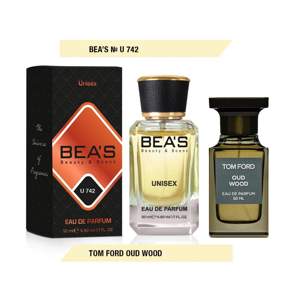 Парфюм BEA'S 50 ml U 742 Tom Ford Oud Wood unisex