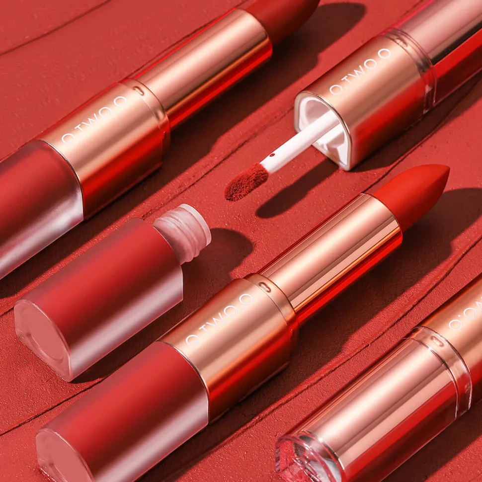 SC036-12 O.TWO.O Матовая губная помада и вельветовый тинт 2в1 2.5 g. x 4 g.