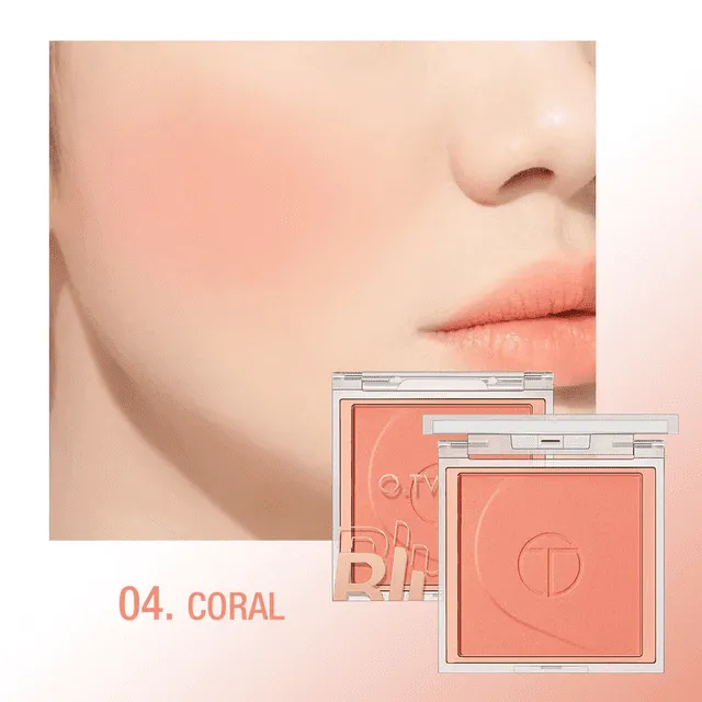 SC044-04 O.TWO.O Палитра румян Coral 5g
