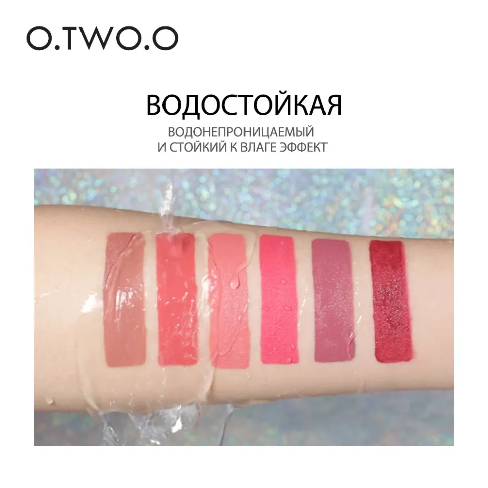 9107-01 O.TWO.O Помада Rose Gold 2 in 1 Matte Lipstic & Liquid Lipstik 3.5 g