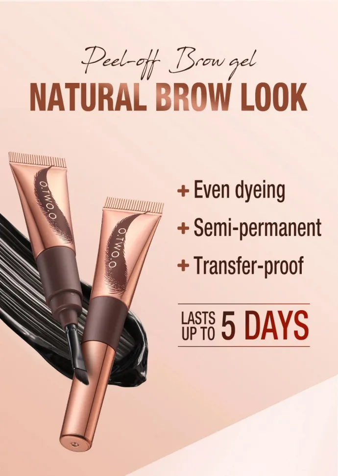 SC071-B02 O.TWO.O Гель для бровей водостойкий Темно-коричневый 7g