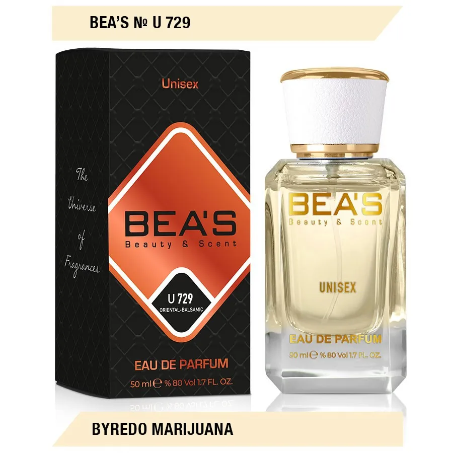 Парфюм BEA'S 50 ml U 729 Byredo Marihuana Unisex