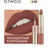9107-08 O.TWO.O Помада Rose Gold 2 in 1 Matte Lipstic & Liquid Lipstik 3.5 g