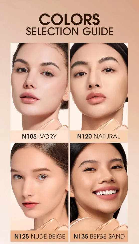 SC067-120 O.TWO.O Крем кушон и пудра для лица 2в1 5,5g+10g Натуральный