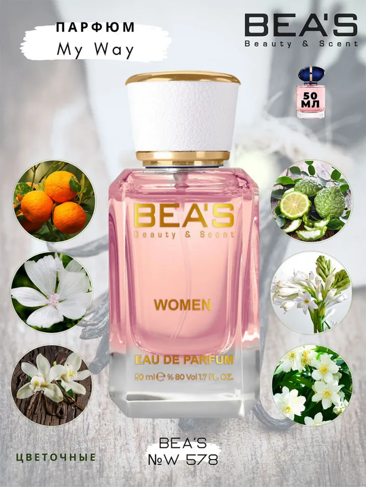 Парфюм BEA'S 50 ml W 578 Giorgio Armani My Way for women