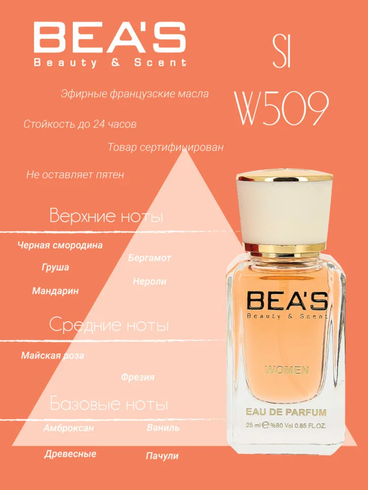 Парфюм BEA'S 25 ml W 509 Giorgio Armani Si for women