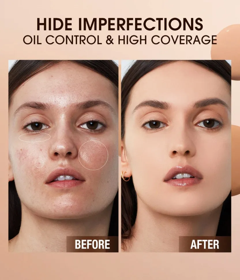 SC067-135 O.TWO.O Крем кушон и пудра для лица 2в1 5,5g+10g Бежевый