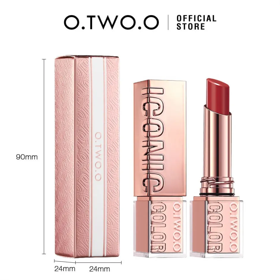 HC009-02 O.TWO.O Сатиновая помада для губ - Нежный беж 3.8g