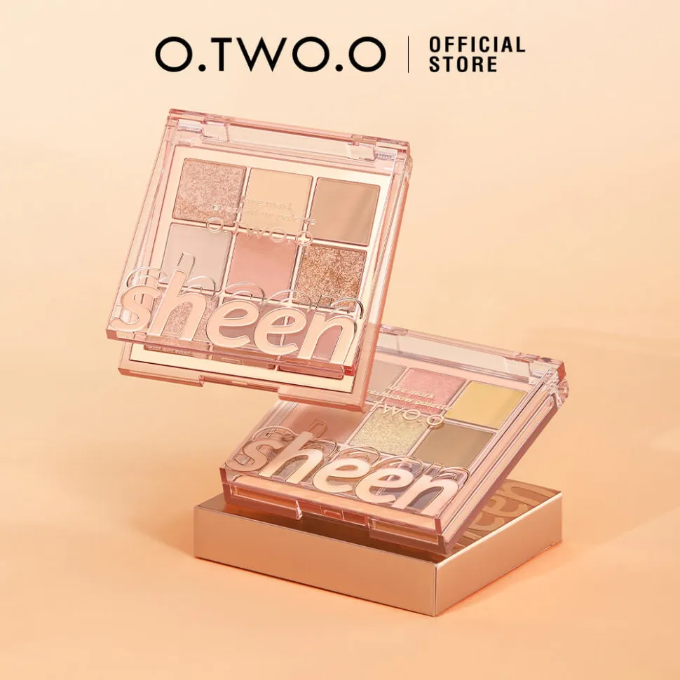 SC042-03 O.TWO.O Палитра теней для век 9 цветов арт. SC042 Honey Money 10 g.