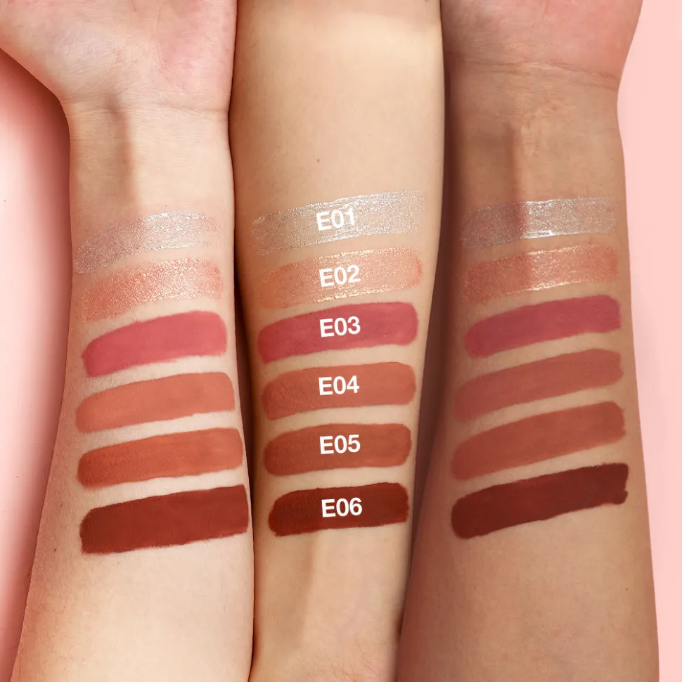 SC063-01 O.TWO.O Жидкие тени для век Powder Mist Liquid Eyeshadow Velvety Shine 3g