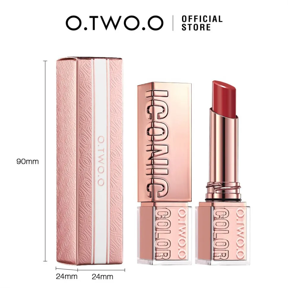 HC009-03 O.TWO.O Сатиновая помада для губ Каштановый 3.8g