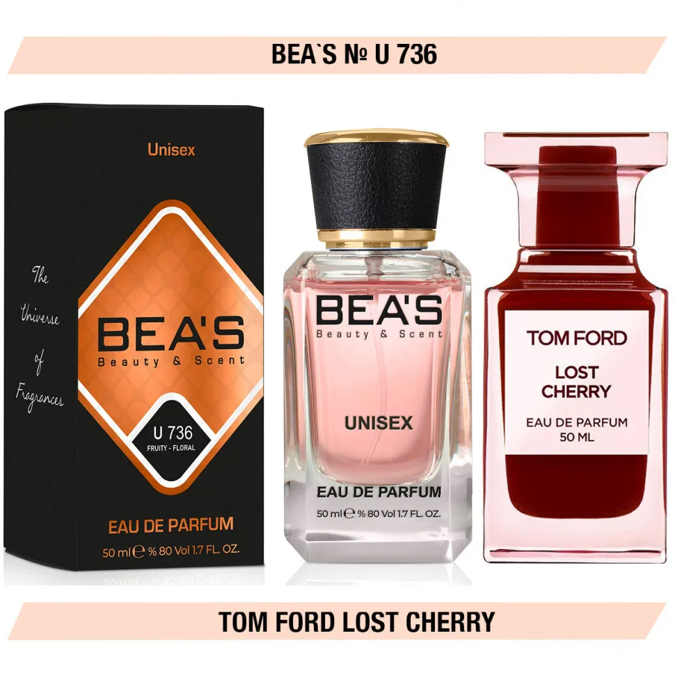 Парфюм BEA'S 50 ml U 736 Tom Ford Lost Cherry unisex