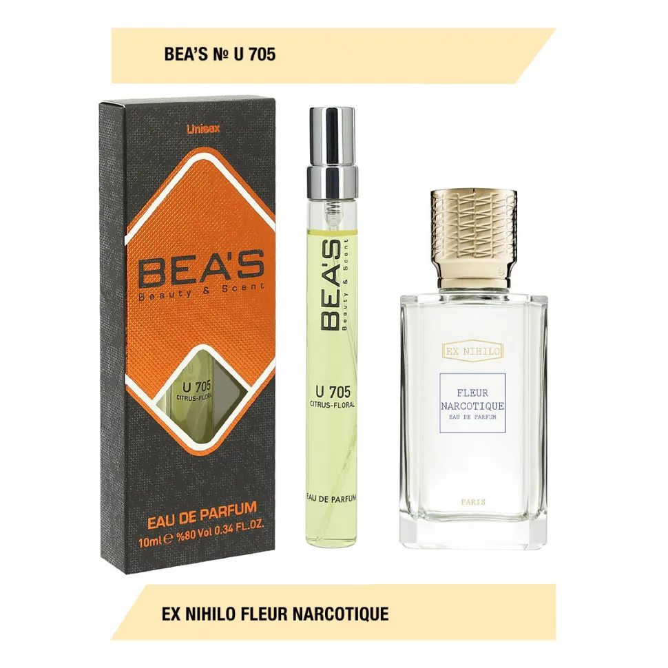 Компактный парфюм BEA'S 10 ml U 705 Ex Nihilo Fleur Narcotique unisex