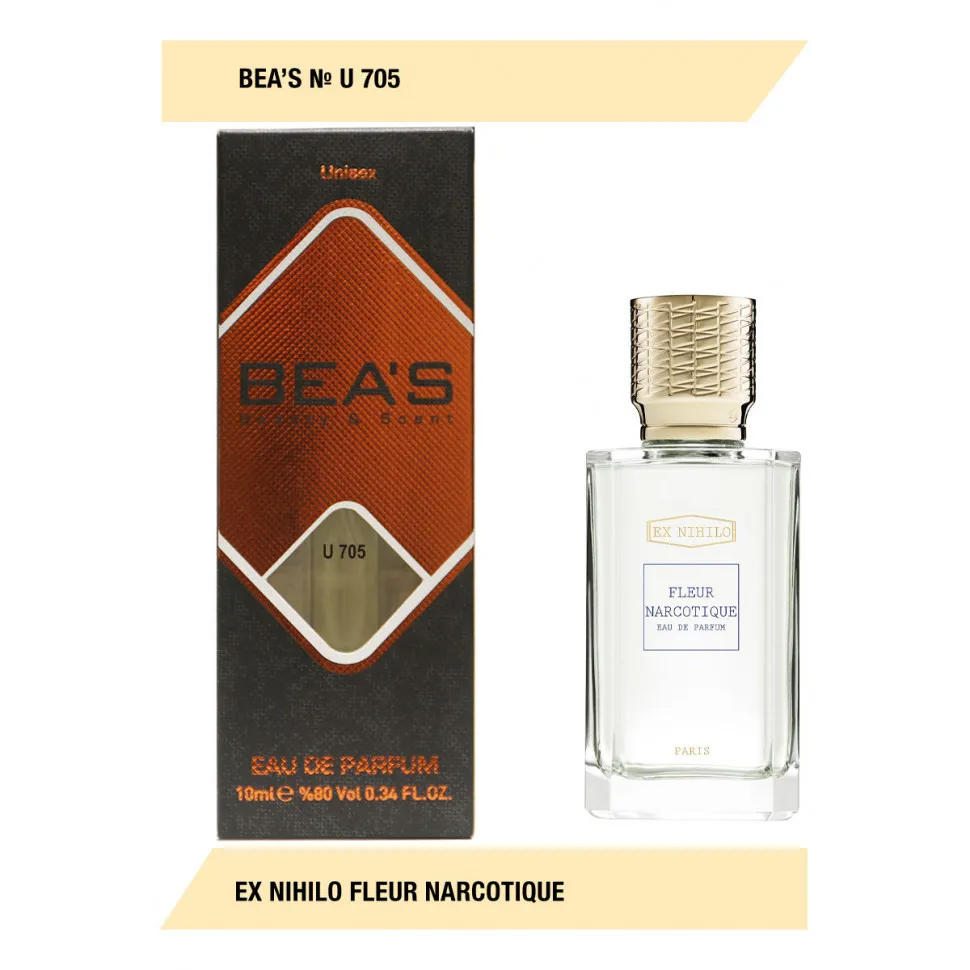 Компактный парфюм BEA'S 10 ml U 705 Ex Nihilo Fleur Narcotique unisex