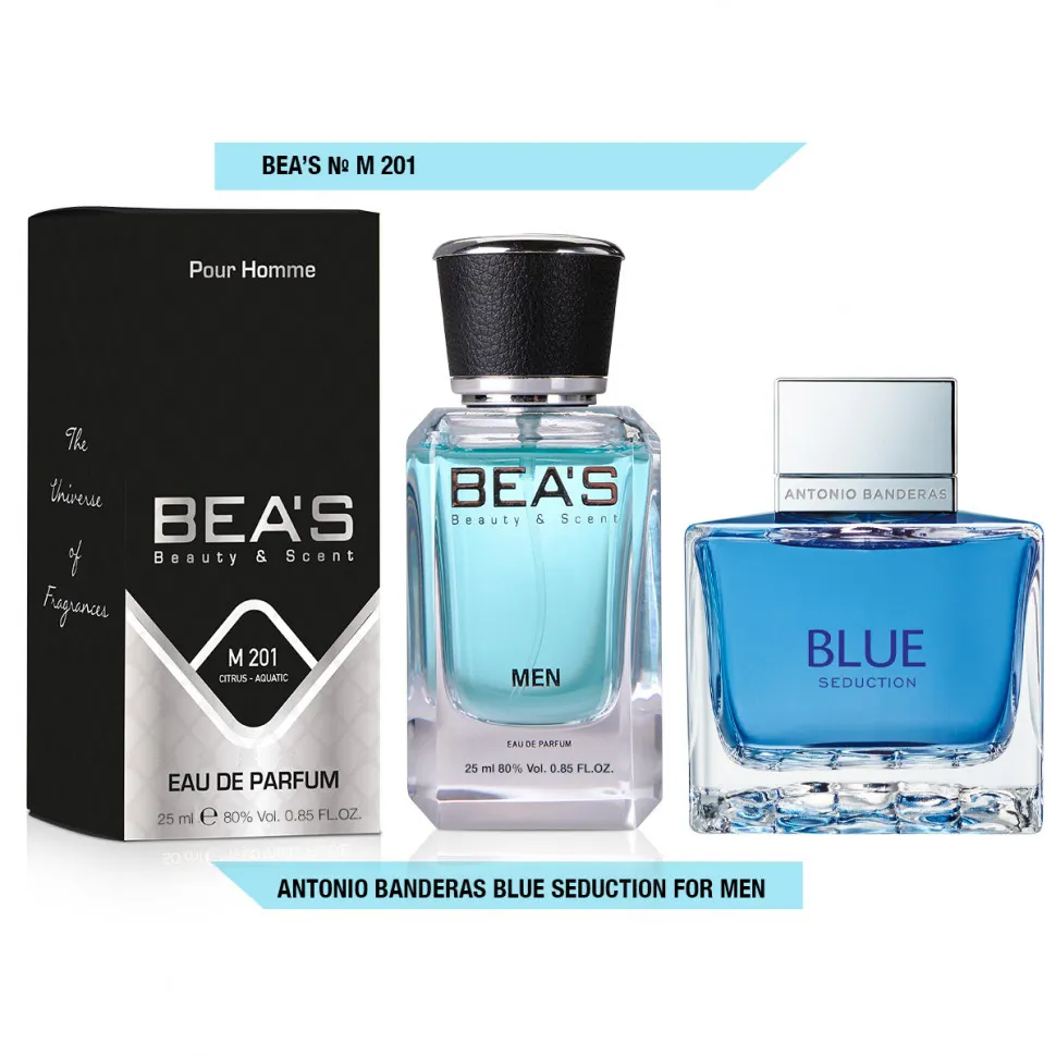 Парфюм BEA'S 25 ml M 201 Antonio Banderas Blue Seduction Men