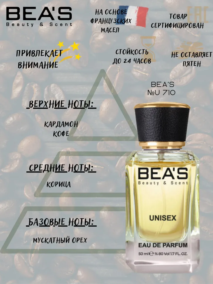 Парфюм BEA'S 50 ml U 710 K. Intoxicated unisex